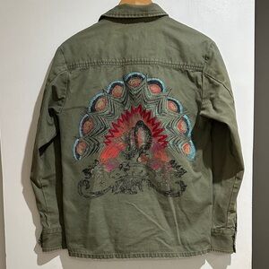 URBAN OUTFITTERS military shacket XS